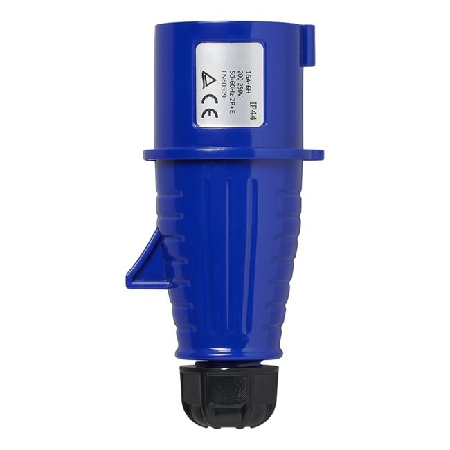 ProPlus Spatbestendige CEE-stekker - 16A - 230V - 3-polig - IP44