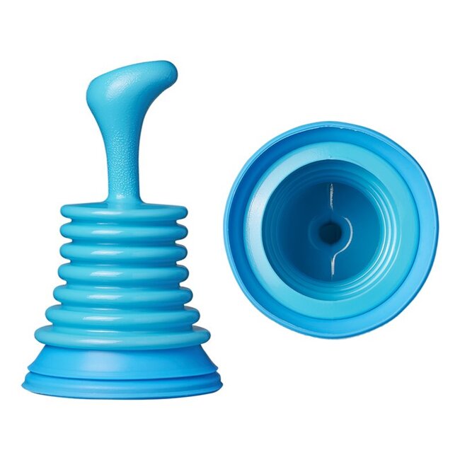 ProPlus Compacte gootsteenontstopper - balgontwerp - 105 mm - lichtblauw