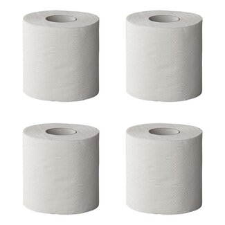 ProPlus Snel oplosbaar camping toiletpapier - 2-laags - 4 rollen - voorkomt verstoppingen