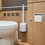 ProPlus Compacte toiletborstelhouder - zelfklevend - ideaal voor caravan en camper