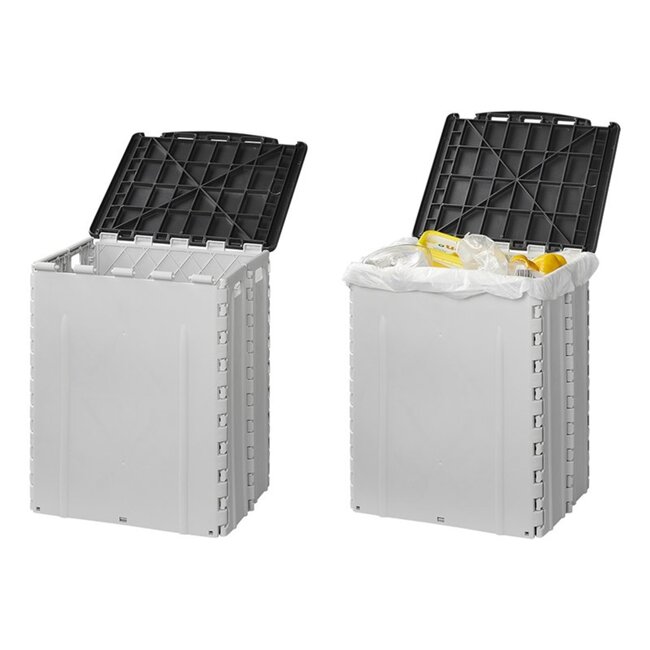 ProPlus Opvouwbare afvalbak - ruimtebesparend - 35 liter - ideaal voor camping en reizen