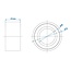 ProPlus Compactlager - Universeel - Waterdicht - Metaal - Ø 39 x Ø 72 x 37 mm