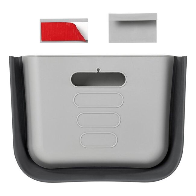 ProPlus Opvouwbare afvalbak - 6 liter - Compact en ideaal voor caravan en camper - Grijs