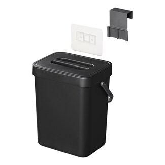 ProPlus Compacte afvalbak met deksel - 5 liter - zwart - ideaal voor caravan en camper