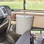 ProPlus Afvalbak met deksel - 10 liter - grijs - ideaal voor caravan en camper