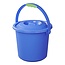 ProPlus Blauwe emmer met deksel - 9 liter - veelzijdig gebruik
