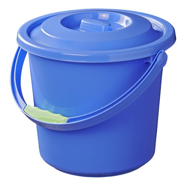 ProPlus Blauwe emmer met deksel - 9 liter - veelzijdig gebruik