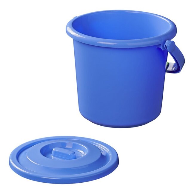 ProPlus Emmer met deksel - 5 liter - blauw - veelzijdig gebruik