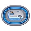ProPlus Opvouwbare wasmand - 17 liter - blauw/grijs - ruimtebesparend - ideaal voor camping en thuis