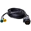 Pro Plus Kabelset - 9 meter Kabel - Stekker 13 Polig naar 2 x Connector 5 Polig