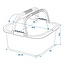 Pro Plus Emmer - 13 liter - 35 x 35 x 18 cm - Grijs