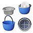 ProPlus Emmer - 15 liter - Kunststof en siliconen - Blauw - Ø 35 cm
