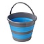 ProPlus Opvouwbare emmer - 15 liter - Siliconen - Grijs/Blauw