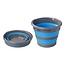 ProPlus Opvouwbare emmer - 15 liter - Siliconen - Grijs/Blauw