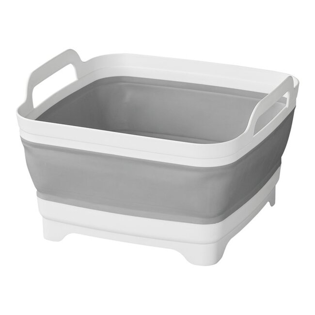 ProPlus Opvouwbare afwasteil met afvoerstop - 30 x 30 x 20 cm - Compact en ruimtebesparend