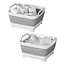 ProPlus Opvouwbare afwasteil met afvoerstop - 30 x 30 x 20 cm - Compact en ruimtebesparend