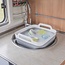 ProPlus Opvouwbare afwasteil met afvoerstop - 30 x 30 x 20 cm - Compact en ruimtebesparend