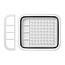 ProPlus Opvouwbaar afdruiprek - Kunststof - Compact en ruimtebesparend - 36,5 x 31,5 x 13 cm