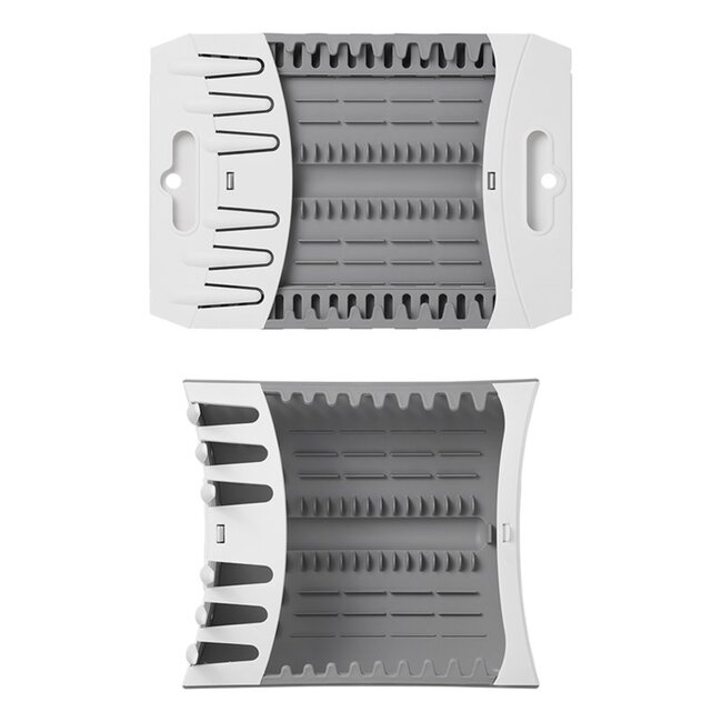 ProPlus Opvouwbaar afdruiprek - Kunststof - Compact - 34,5 x 30 x 18,5 cm - Geschikt voor 9 borden