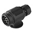 ProPlus Stekker - 13-polig - Jaeger aansluiting - Kort model - PVC