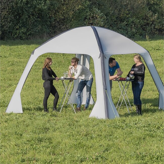 ProPlus Ruime opblaasbare partytent - 365 x 365 cm - 300D polyester - Inclusief pomp en UV-bescherming