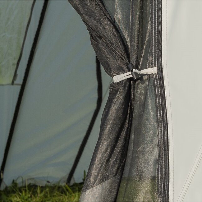 ProPlus Zijwand met horrengaas - Bescherming tegen insecten - 150D polyester - PU coating - Eenvoudige ritssluiting