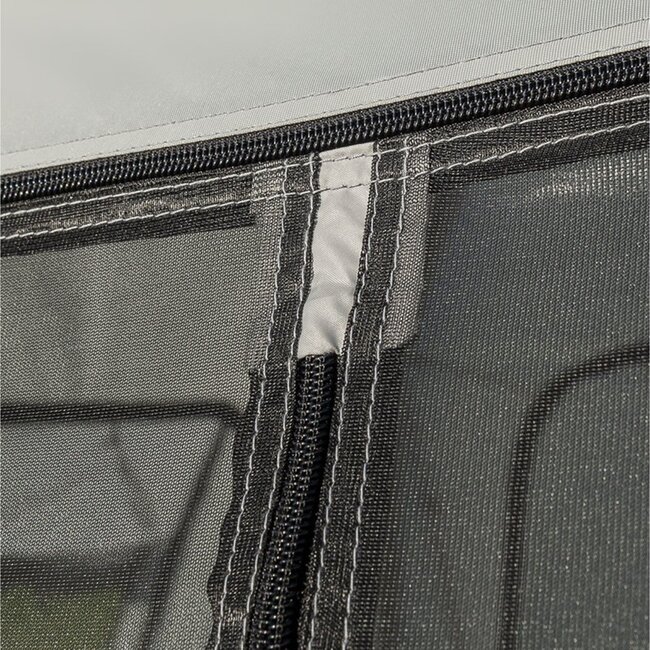 ProPlus Zijwand met horrengaas - Bescherming tegen insecten - 150D polyester - PU coating - Eenvoudige ritssluiting