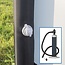 ProPlus Opblaasbaar windscherm - 5 panelen - 480 x 140 cm - UV-bescherming - Inclusief pomp