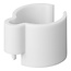 ProPlus Kabelclip set - kunststof - voor buizen Ø 22-32 mm - wit - 8 stuks