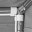 ProPlus Kabelclip set - kunststof - voor buizen Ø 22-32 mm - wit - 8 stuks
