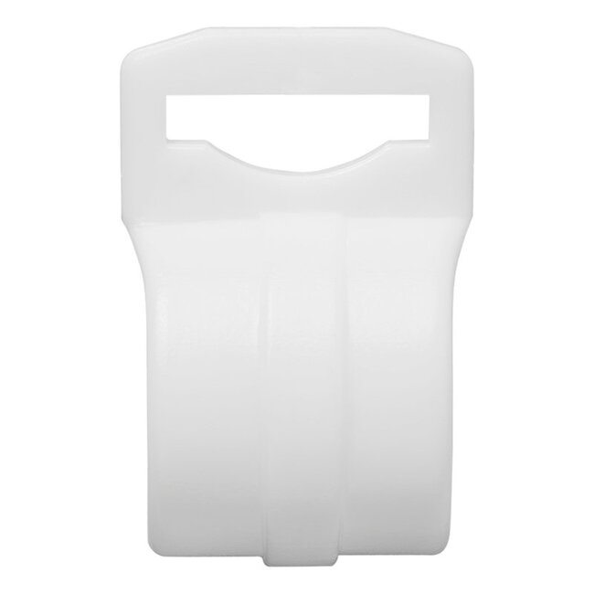 ProPlus Tentclip met sleuf - Kunststof - Voor buizen Ø 20-25 mm - Wit - Set van 4