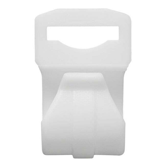 ProPlus Tentclip met sleuf - Kunststof - Voor buizen Ø 20-25 mm - Wit