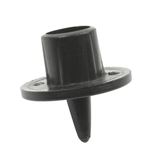 ProPlus Puntdop - Kunststof - Ø 22 mm - Zwart - Multifunctioneel