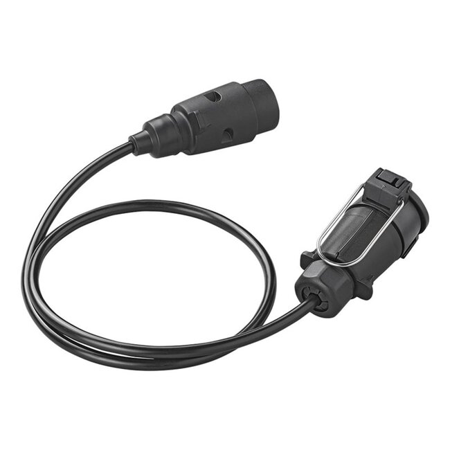 ProPlus Verlengkabel - 7-polige stekker en stekkerdoos - 1 meter - Compact en krachtig