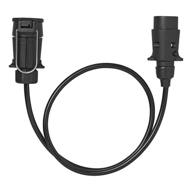 ProPlus Verlengkabel - 7-polige stekker en stekkerdoos - 1 meter - Compact en krachtig