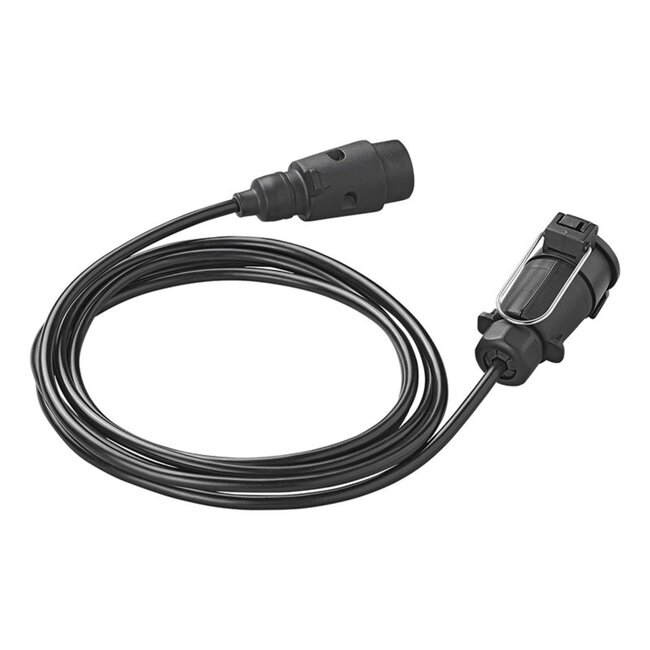 ProPlus Verlengkabel 3 meter - 7-polige stekker en doos - Betrouwbare stroomtoevoer - Compact op te bergen