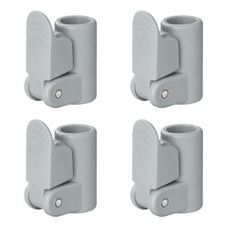 ProPlus Buisklemmen voor tentstokken - 19-22 mm - Powergrip snelsluiting - 4 stuks ProPlus Buisklemmen voor tentstokken - 19-22 mm - Powergrip snelsluiting - 4 stuks