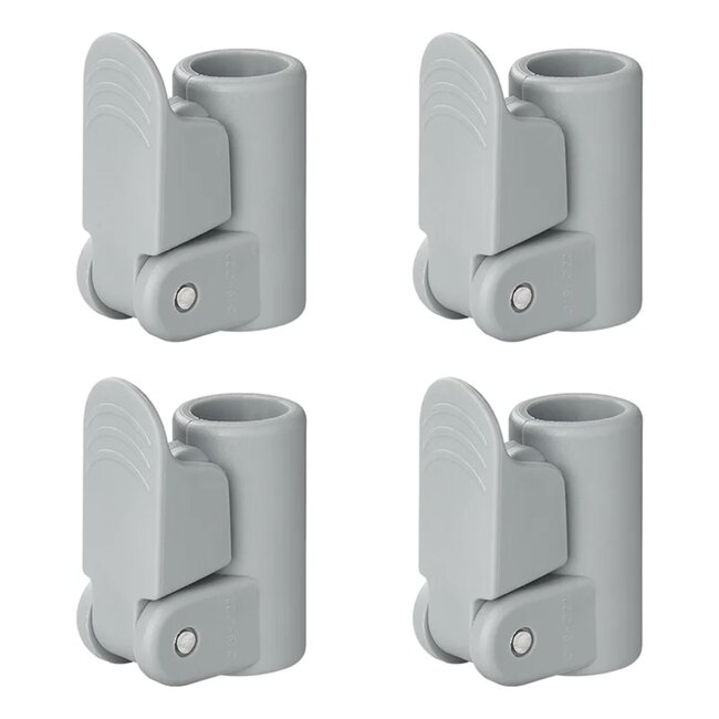 ProPlus Buisklemmen voor tentstokken - 19-22 mm - Powergrip snelsluiting - 4 stuks