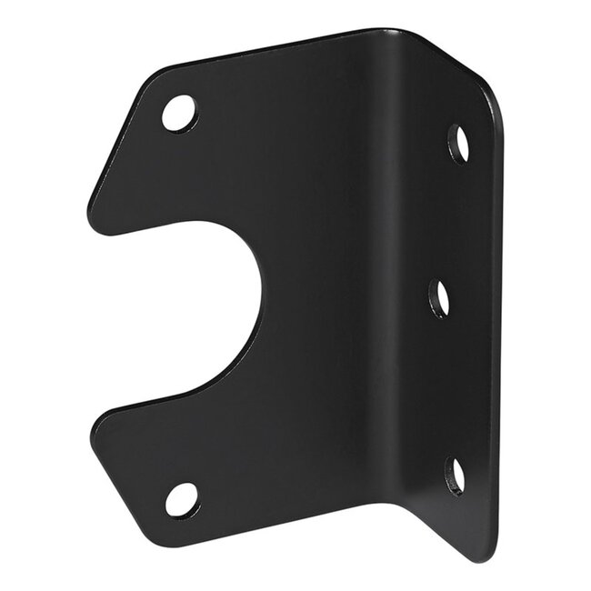 ProPlus Gehoekte stekkerdooshouder - Metaal - 9,4 x 6,3 cm - Zwart - Voor 7 en 13-polige stekkerdozen