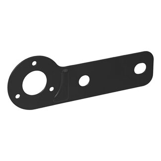 ProPlus Stekkerdooshouder - Metaal - Zwart - 21.8 x 7.6 cm - Voor 7 en 13-polige stekkerdozen