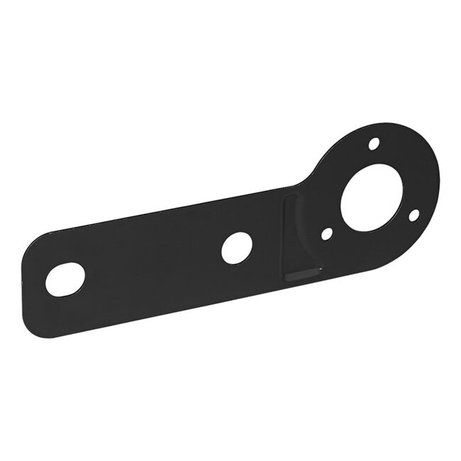 ProPlus Stekkerdooshouder - Metaal - Zwart - 21.8 x 7.6 cm - Voor 7 en 13-polige stekkerdozen