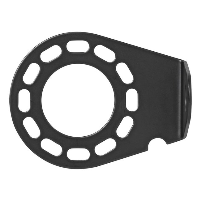 ProPlus Stekkerdooshouder - Metaal - Gehoekt - 9,2 x 7,2 cm - Zwart - Voor 7 en 13-polige Stekkerdozen