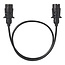 ProPlus Verlengkabel - 1 meter - 2 x 7-polige stekker - PVC - Weerbestendig