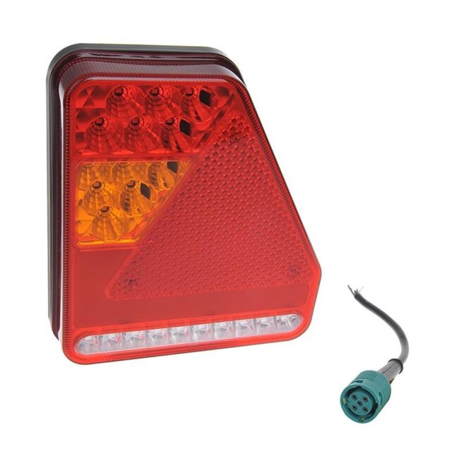 ProPlus Achterlicht aanhanger - 5 functies - 22 LED - waterdicht - 208 x 188 mm - rechts