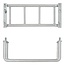 ProPlus Achterlichtbeschermer - Verzinkt ijzer - 228 x 105 x 80 mm