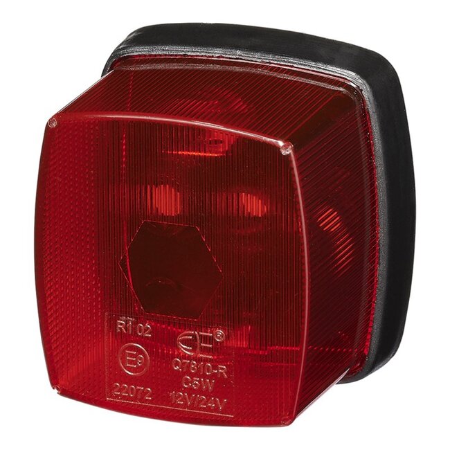 ProPlus Markeringslamp - zijlamp - contourverlichting - rood - 65 x 60 mm - budget