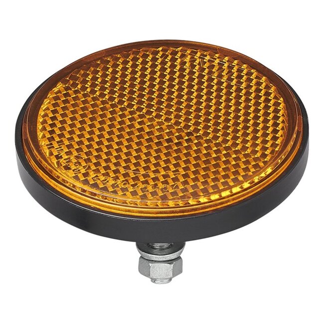 ProPlus Reflector met bout en moer - Ø 60 mm - oranje - 2 stuks