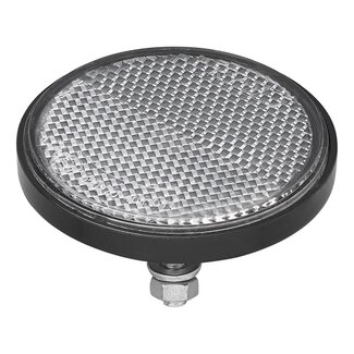 ProPlus Reflector - Ø 60 mm - Wit - M5 bout en moer - E-gekeurd - Met grondplaat