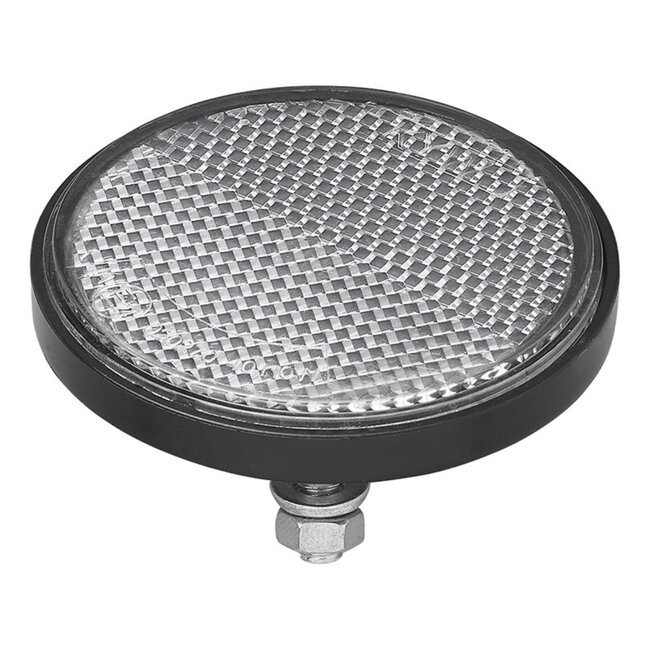ProPlus Reflector - wit - Ø 60 mm - met M5 bout en moer - set van 2