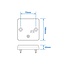 ProPlus Multifunctioneel LED achterlicht - 4 functies - Waterdicht - 12V & 24V - 100 x 100 mm